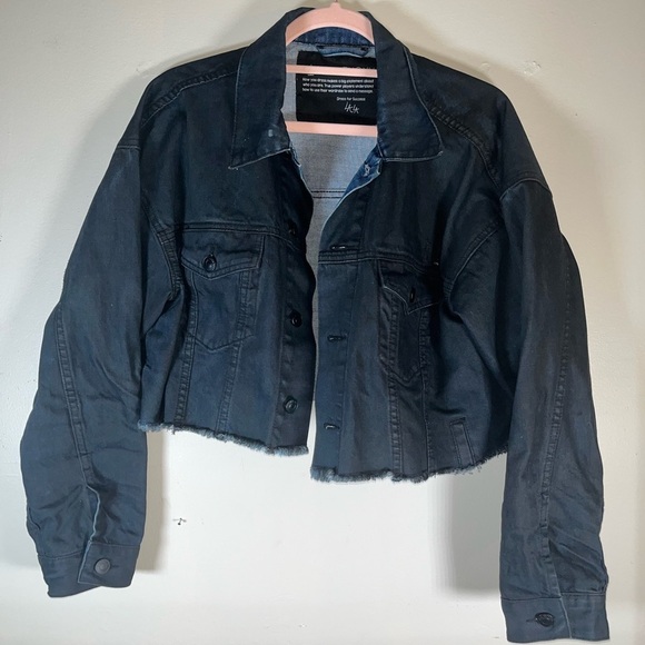 Classic Dark Blue Jean Jacket - Picture 7 of 7